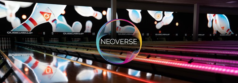 The neoverse QubicaAMF LED wall technology home banner